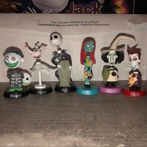 Nightmare before Christmas bobble head set
